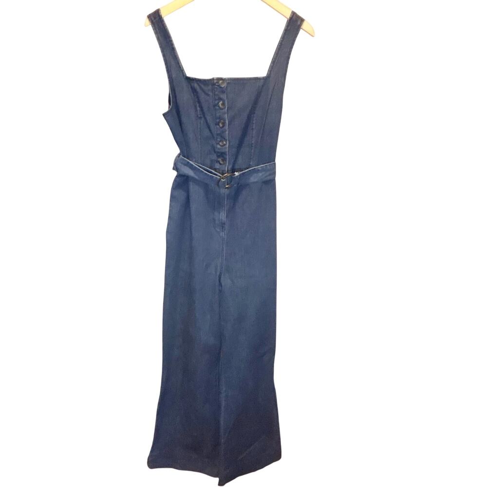 Arizona Jean Co Sleeveless Denim Jumpsuit - size Large
